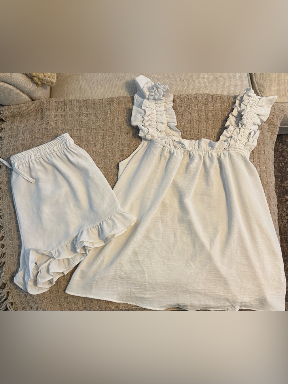 Women’s Ruffle Pajama Set